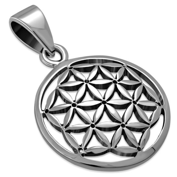 Jewelry - SMALL Flower of Life Sterling Silver Pendant necklace
